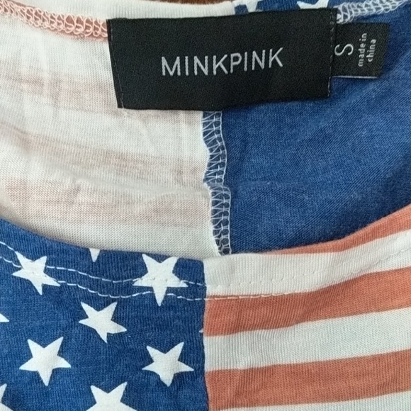 Stars & Stripes, red white and blue crop top - Picture 2 of 3